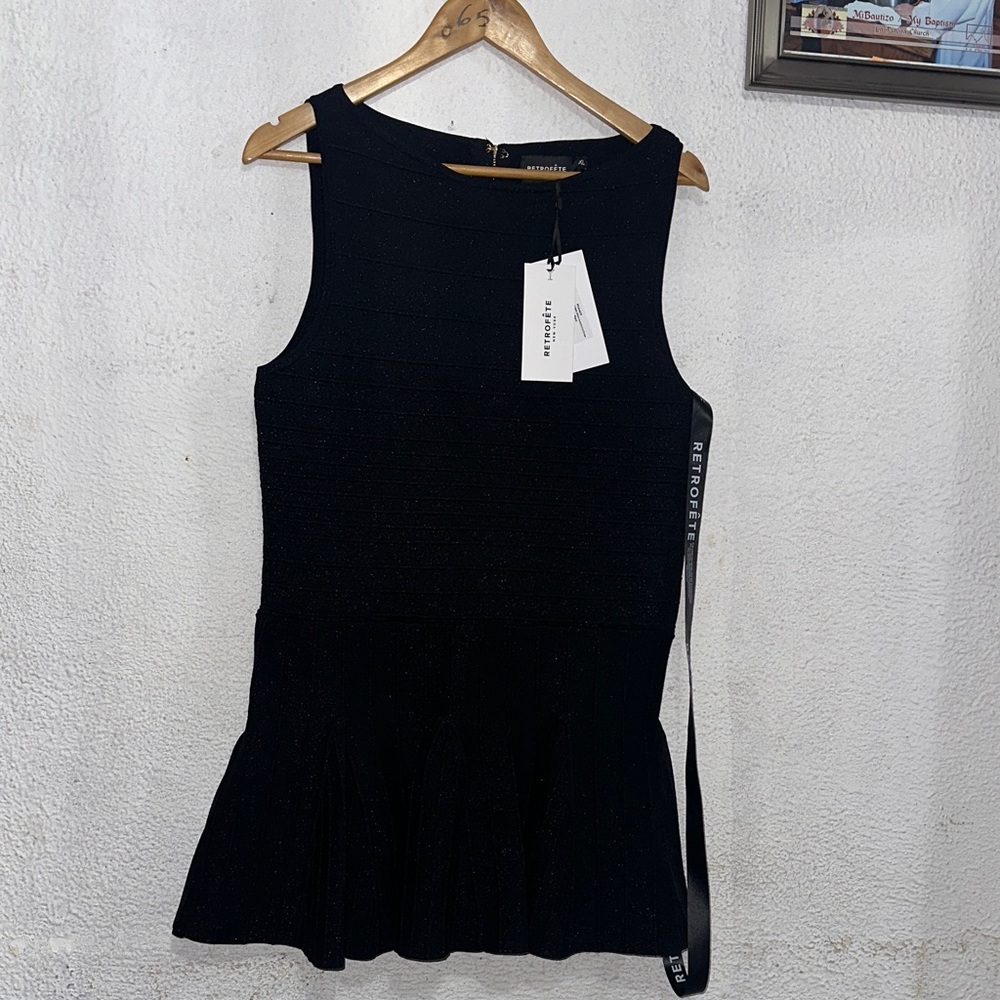 Black Sleeveless Dress RETROFETE